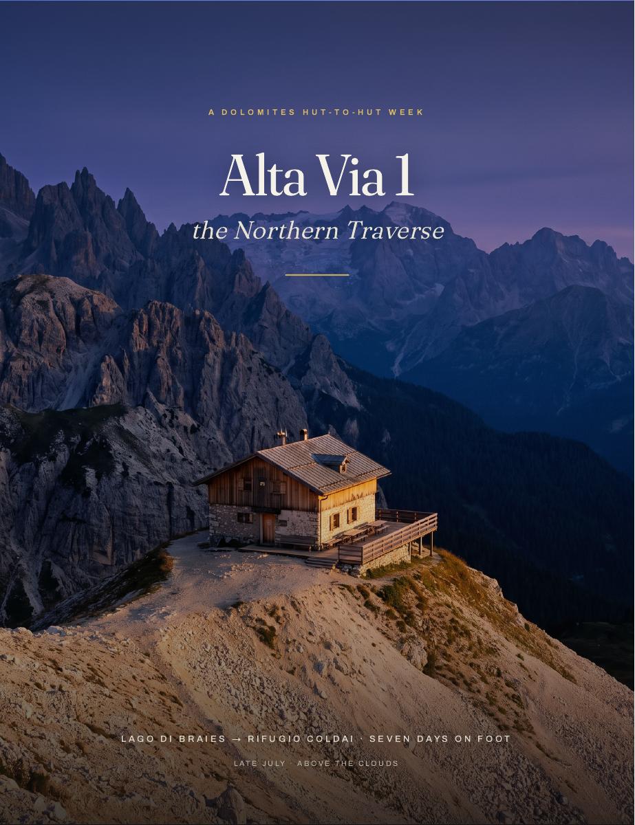 Alta Via 1: The Northern Traverse, 1 of 31