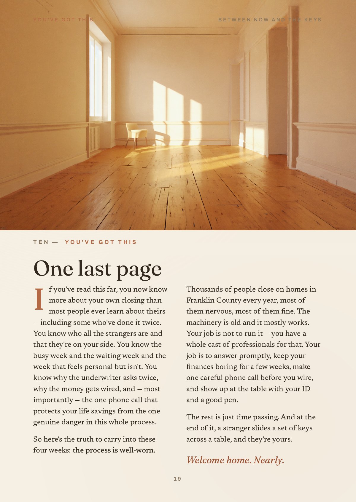 Between Now and the Keys, 19 of 20