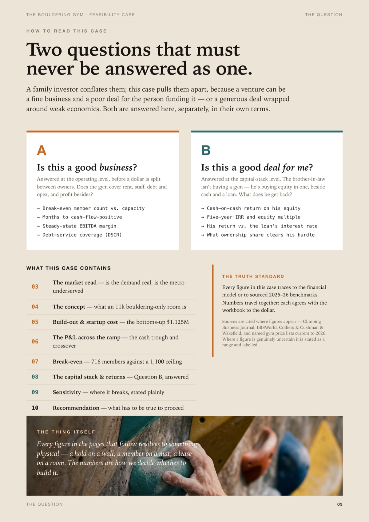 The Bouldering Gym Business Case, 3 of 12