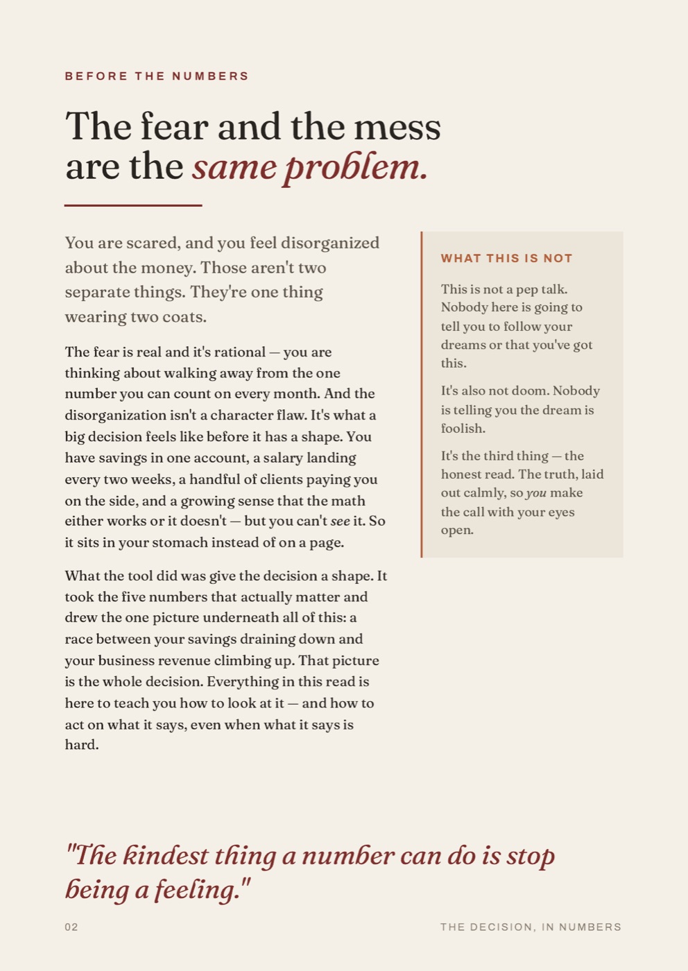 Can I Quit?: The Runway Decision Tool, 1 of 1