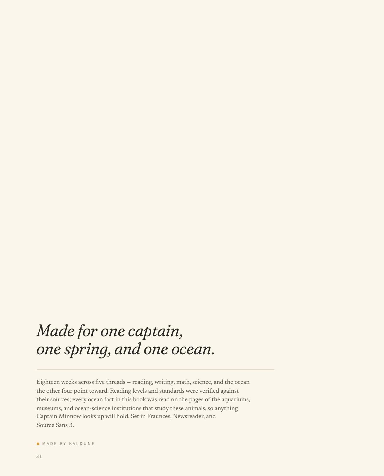 Captain Minnow's Spring, 34 of 47