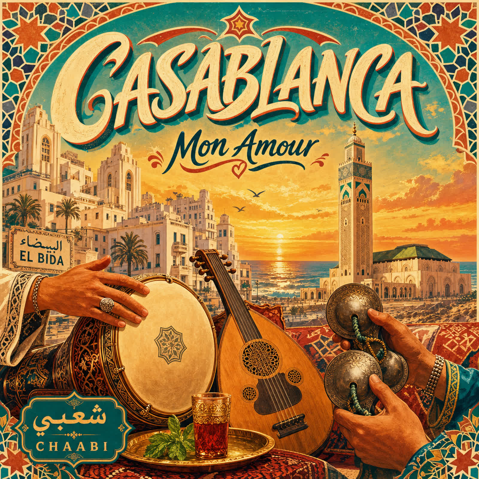Casablanca Mon Amour: the work's own cover.