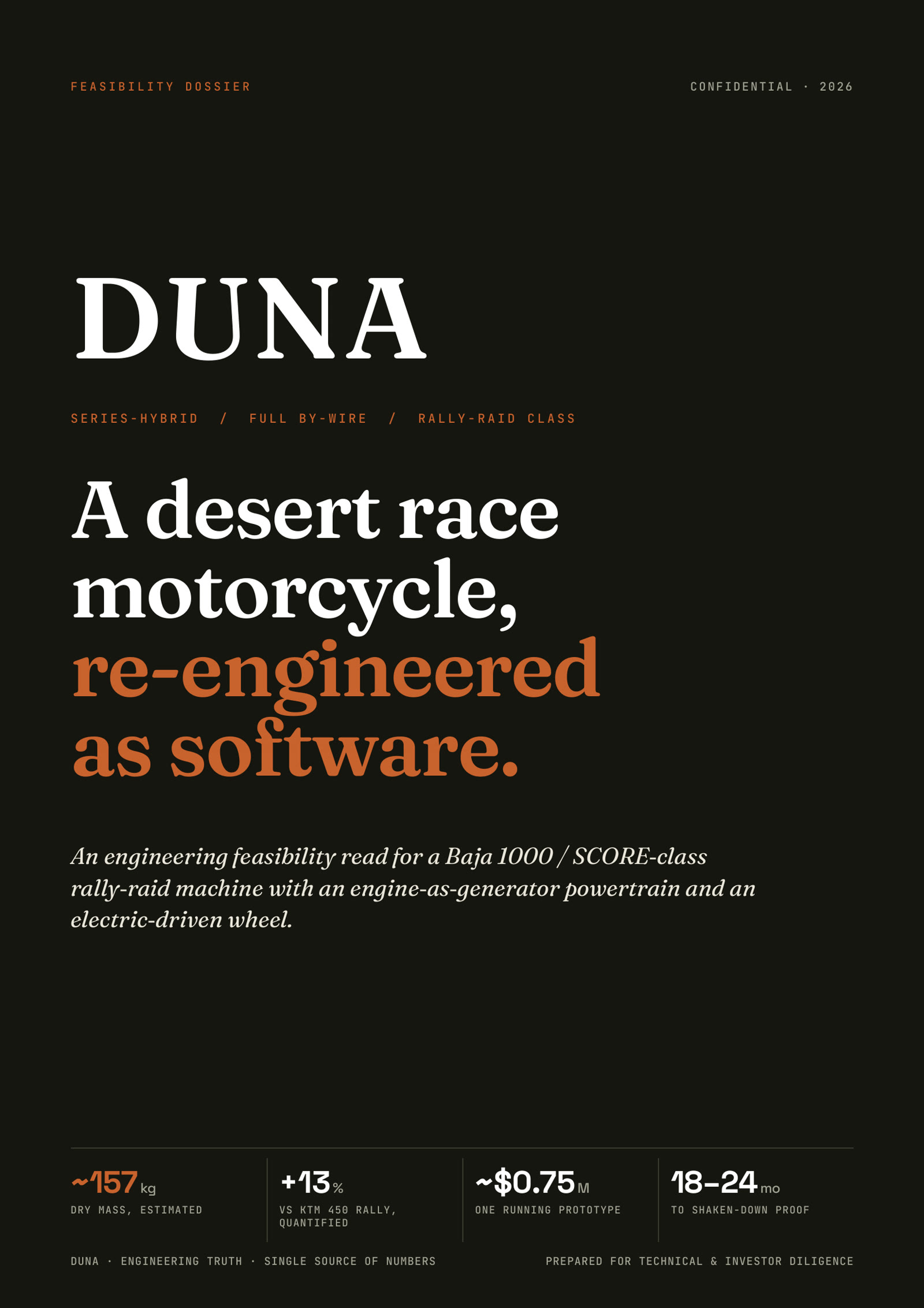 DUNA: the work's own cover.