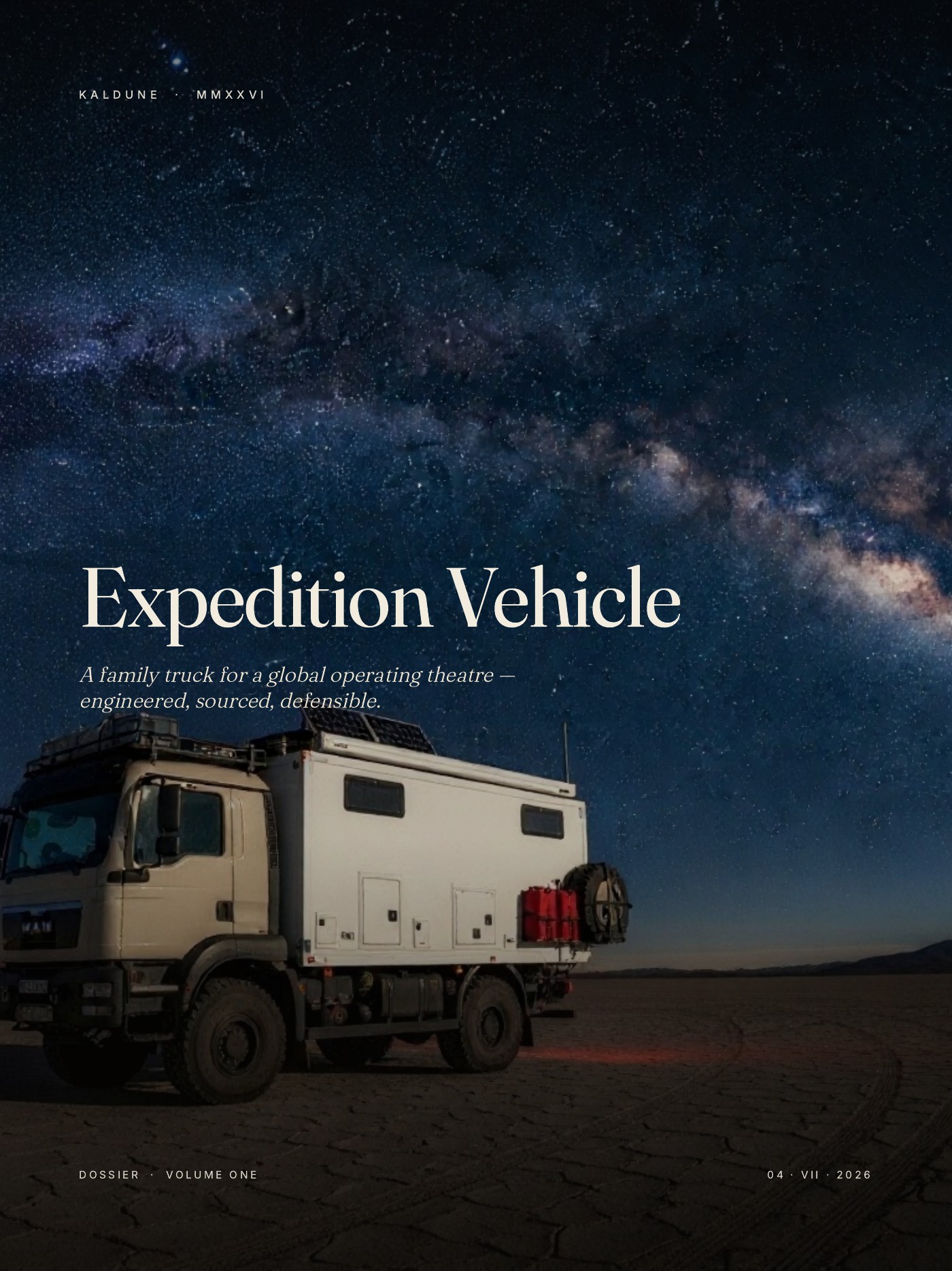 Family Expedition Vehicle