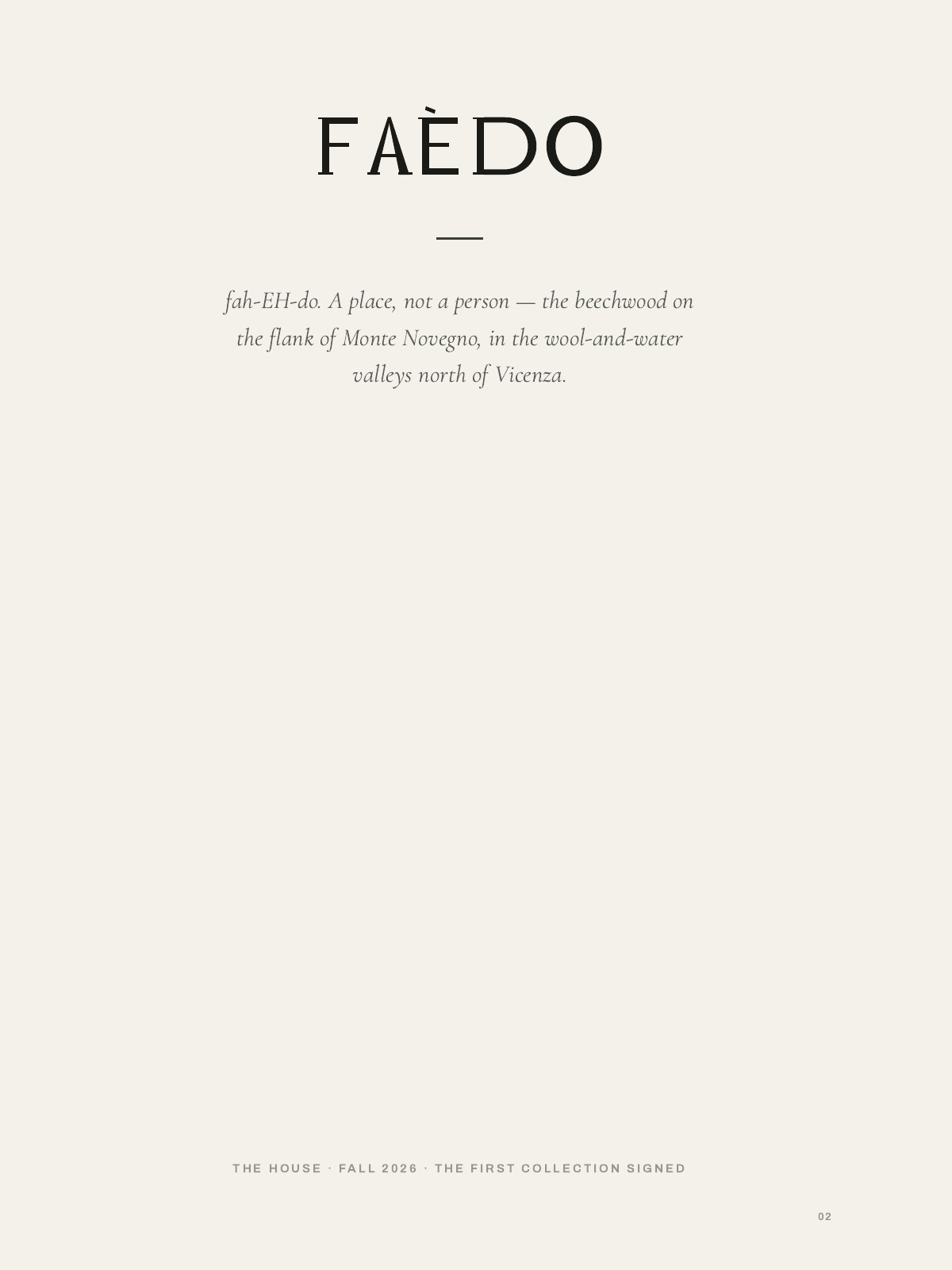 FAÈDO, 2 of 36