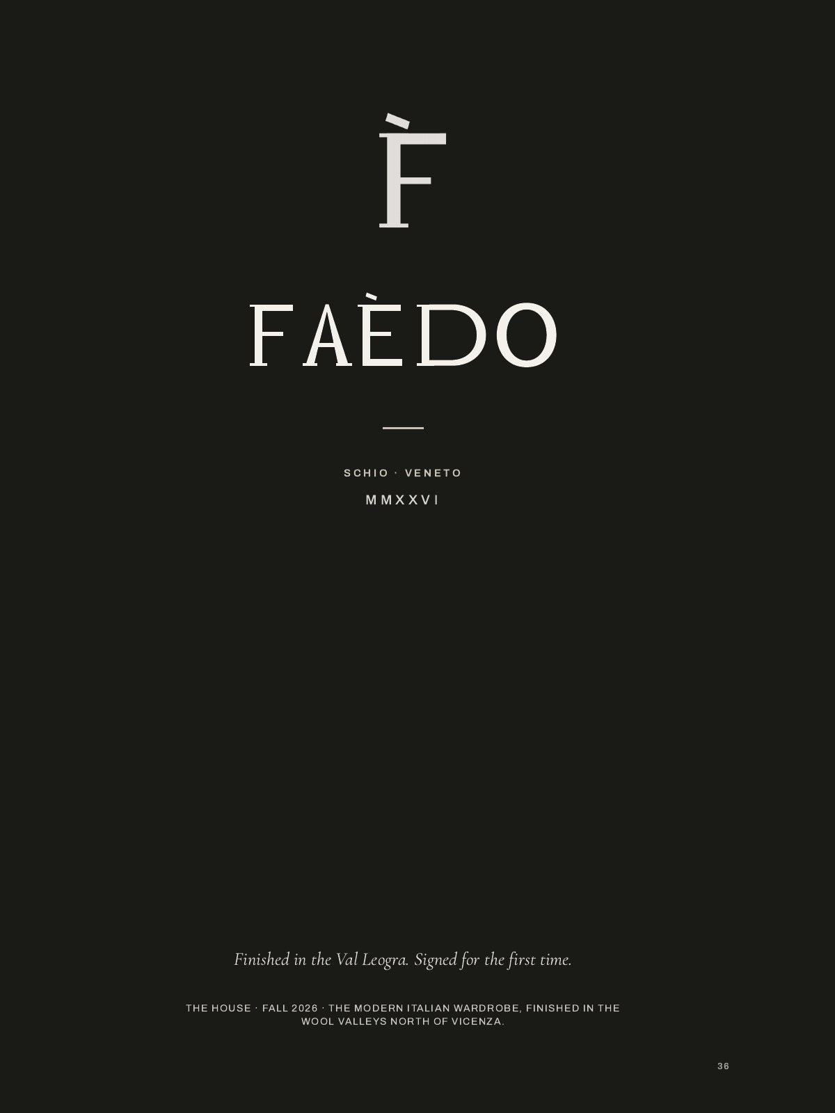 FAÈDO, 36 of 36