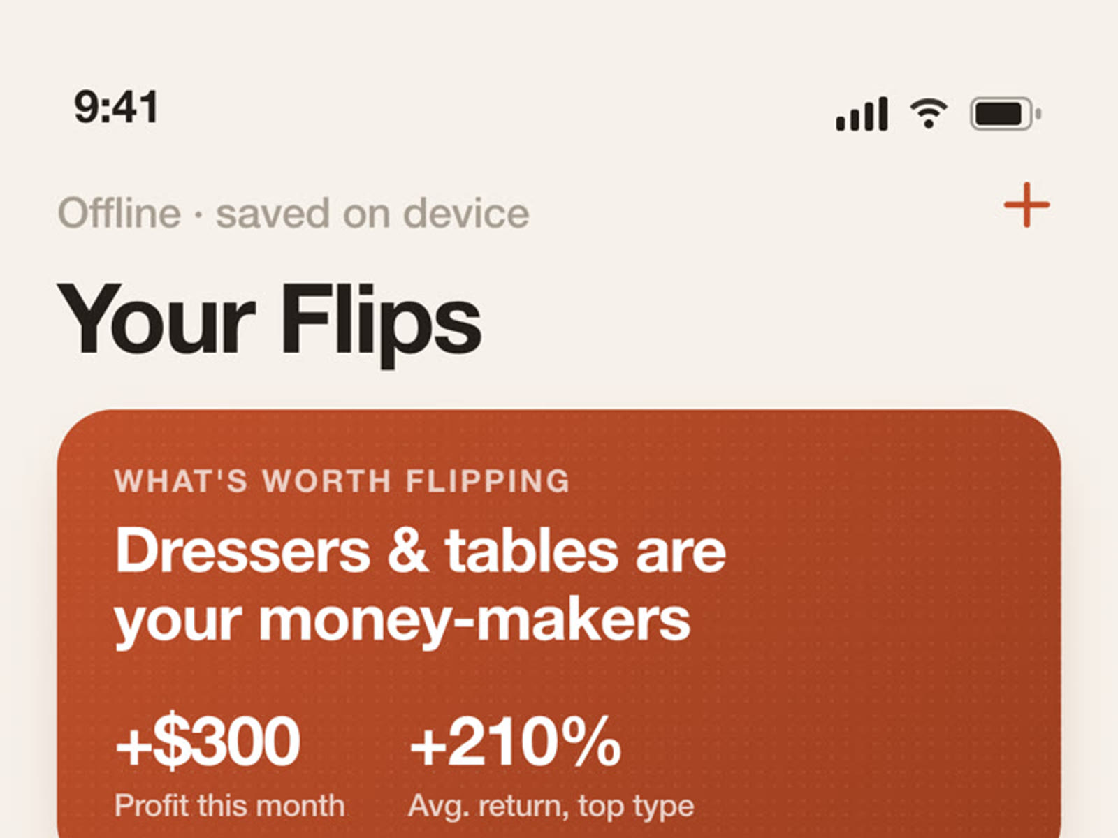 Flea Market Flip Tracker