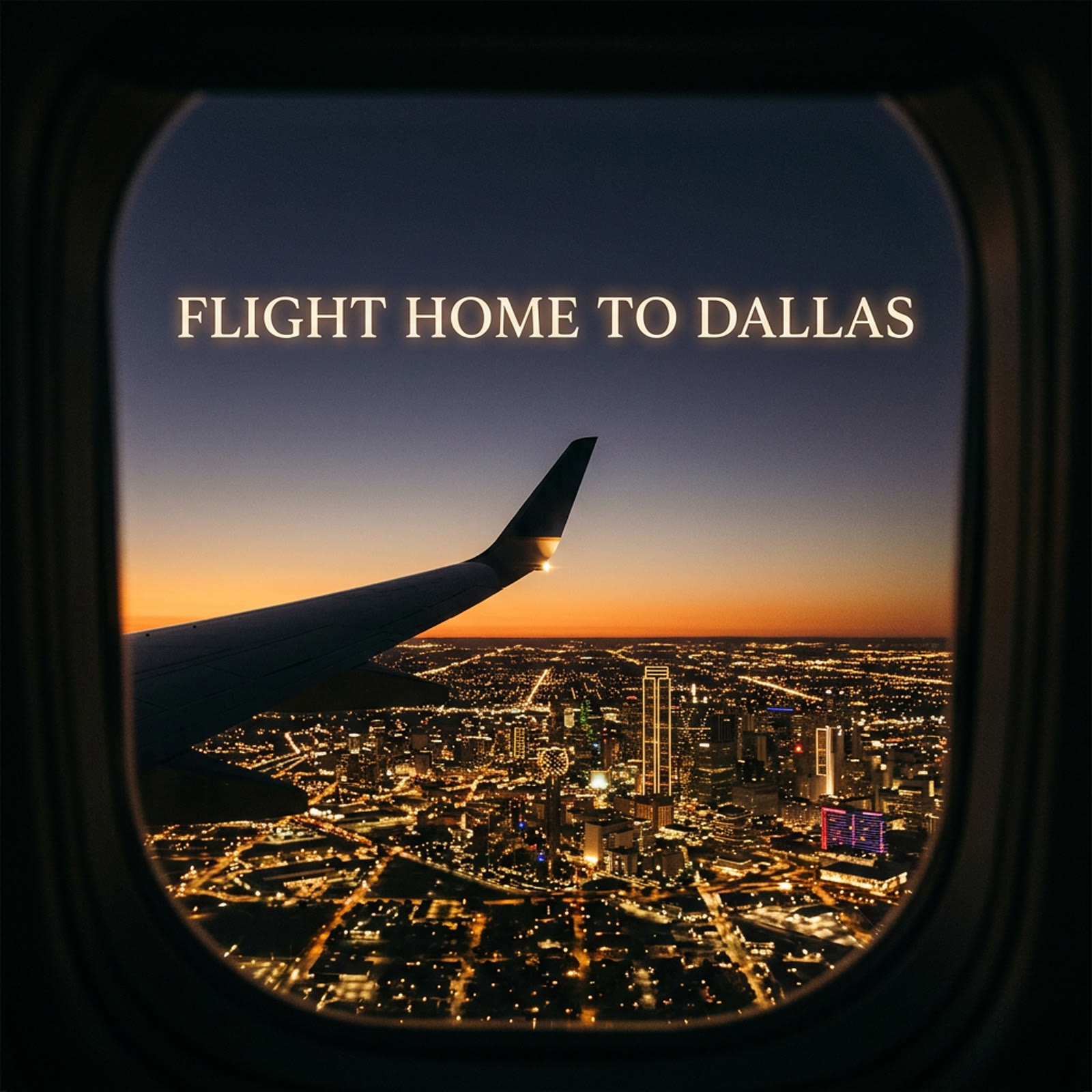 Flight Home to Dallas: the work's own cover.
