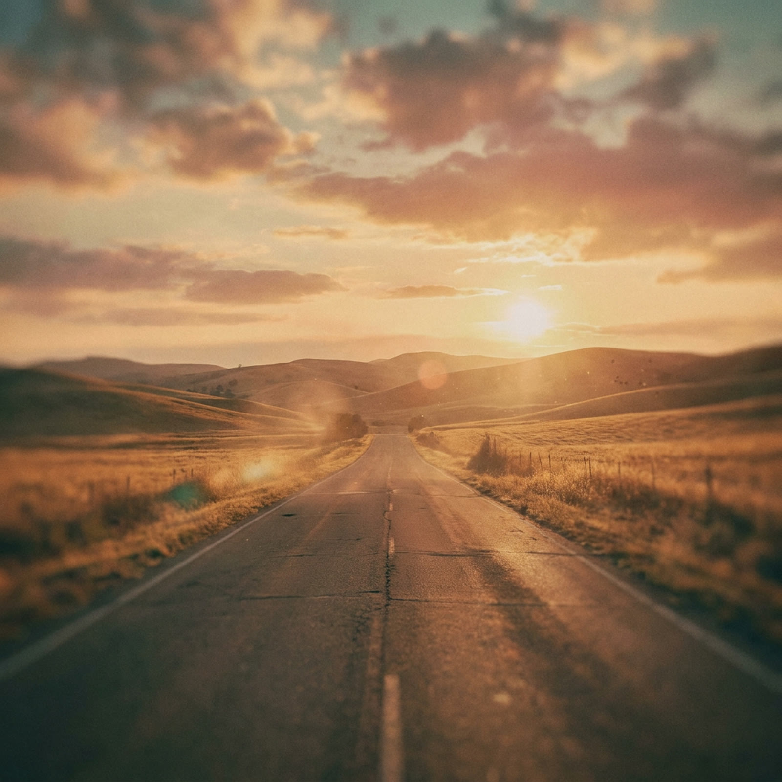 Golden Hour Highway: the work's own cover.