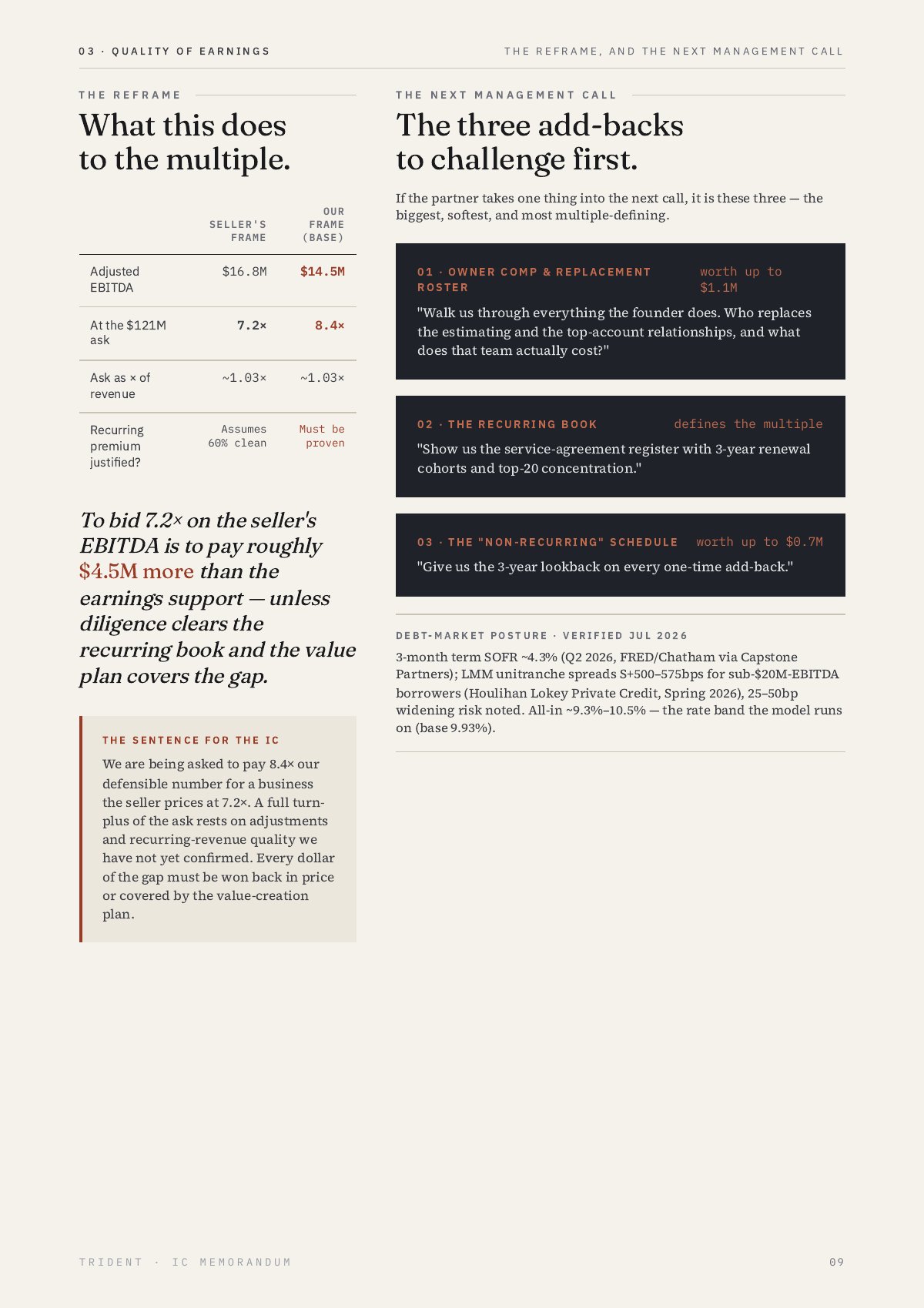 Harrowgate: Trident Deal Book, 9 of 20
