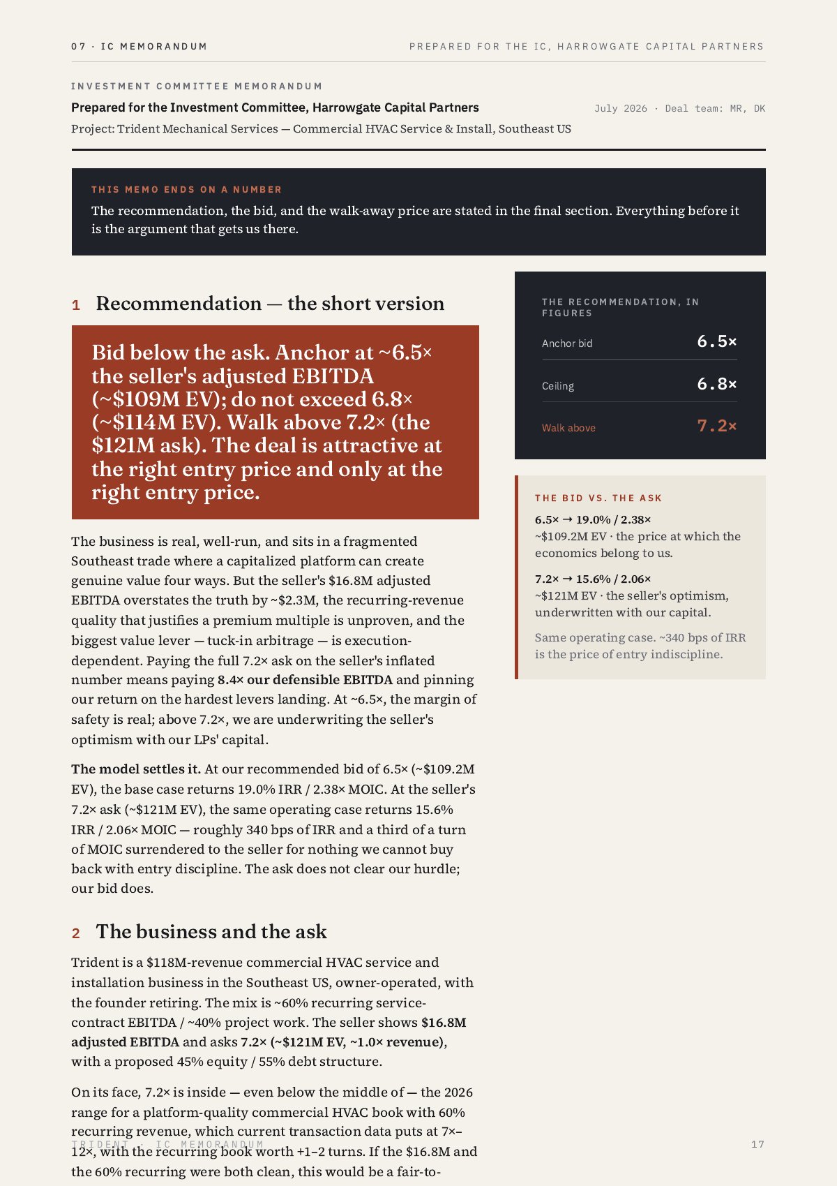 Harrowgate: Trident Deal Book, 17 of 20