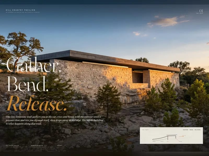 Hill Country Pavilion: the deliverable's own cover.