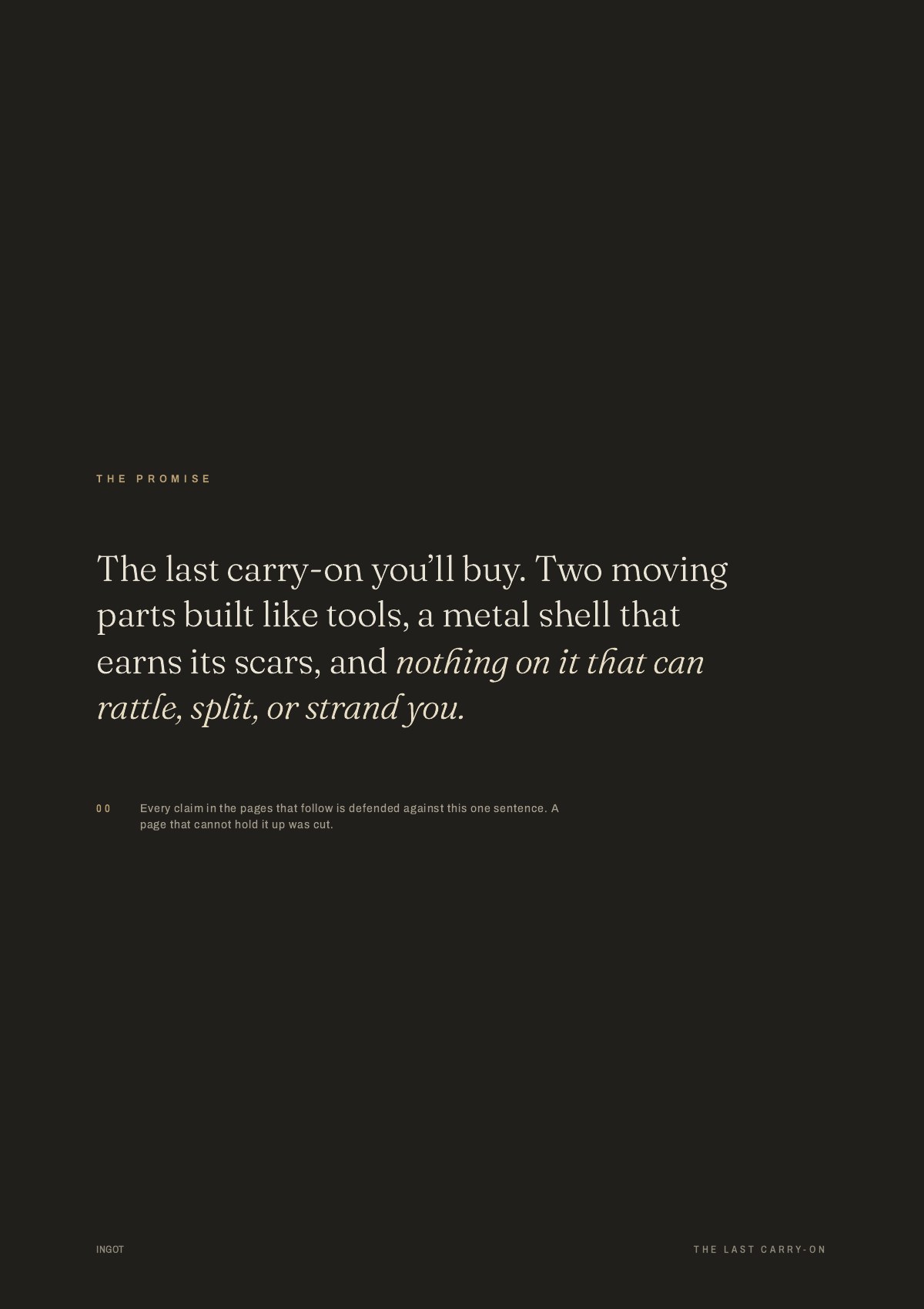 The Carry-On, Rebuilt (INGOT), 2 of 29