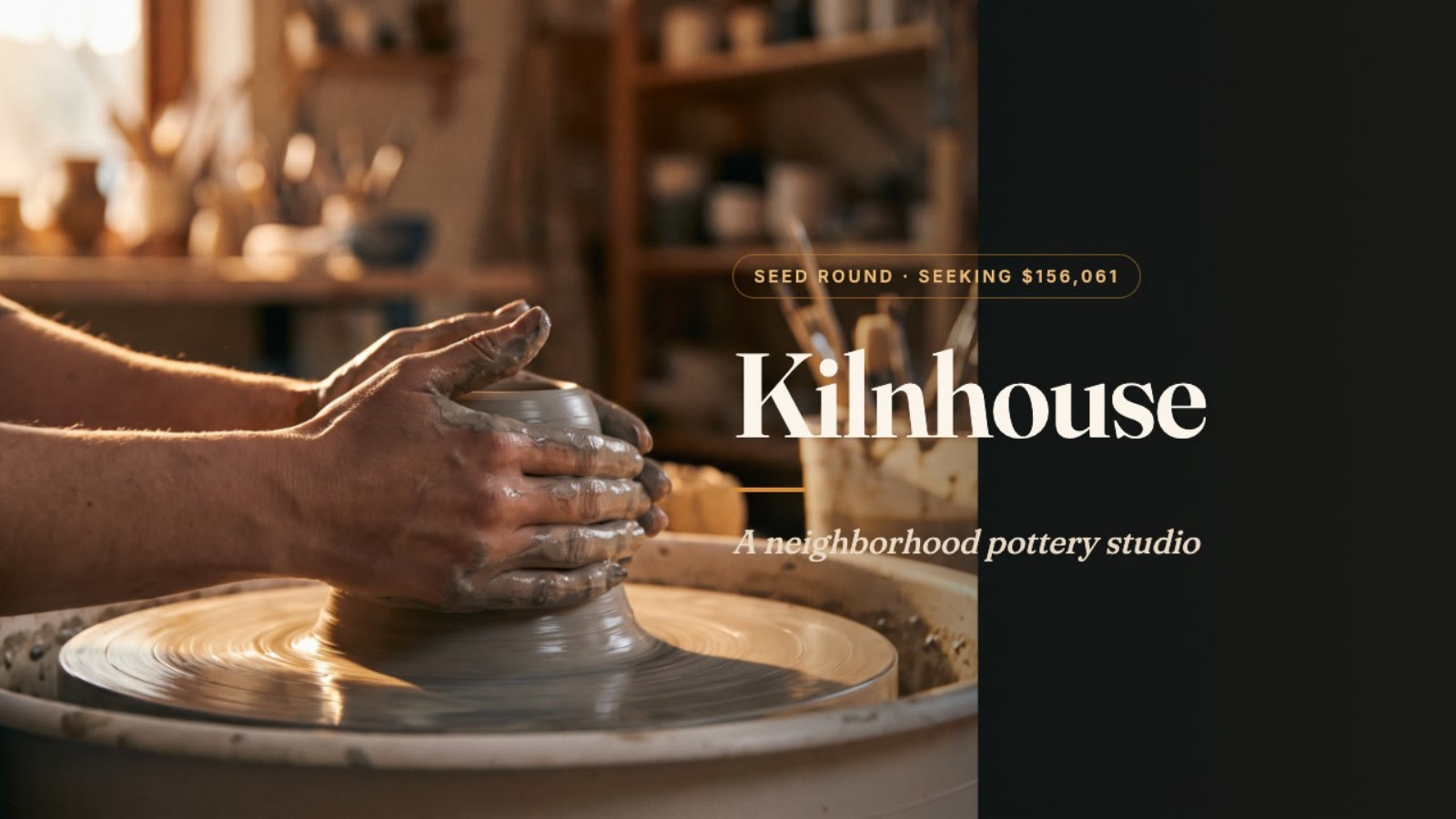 Kilnhouse: the work's own cover.
