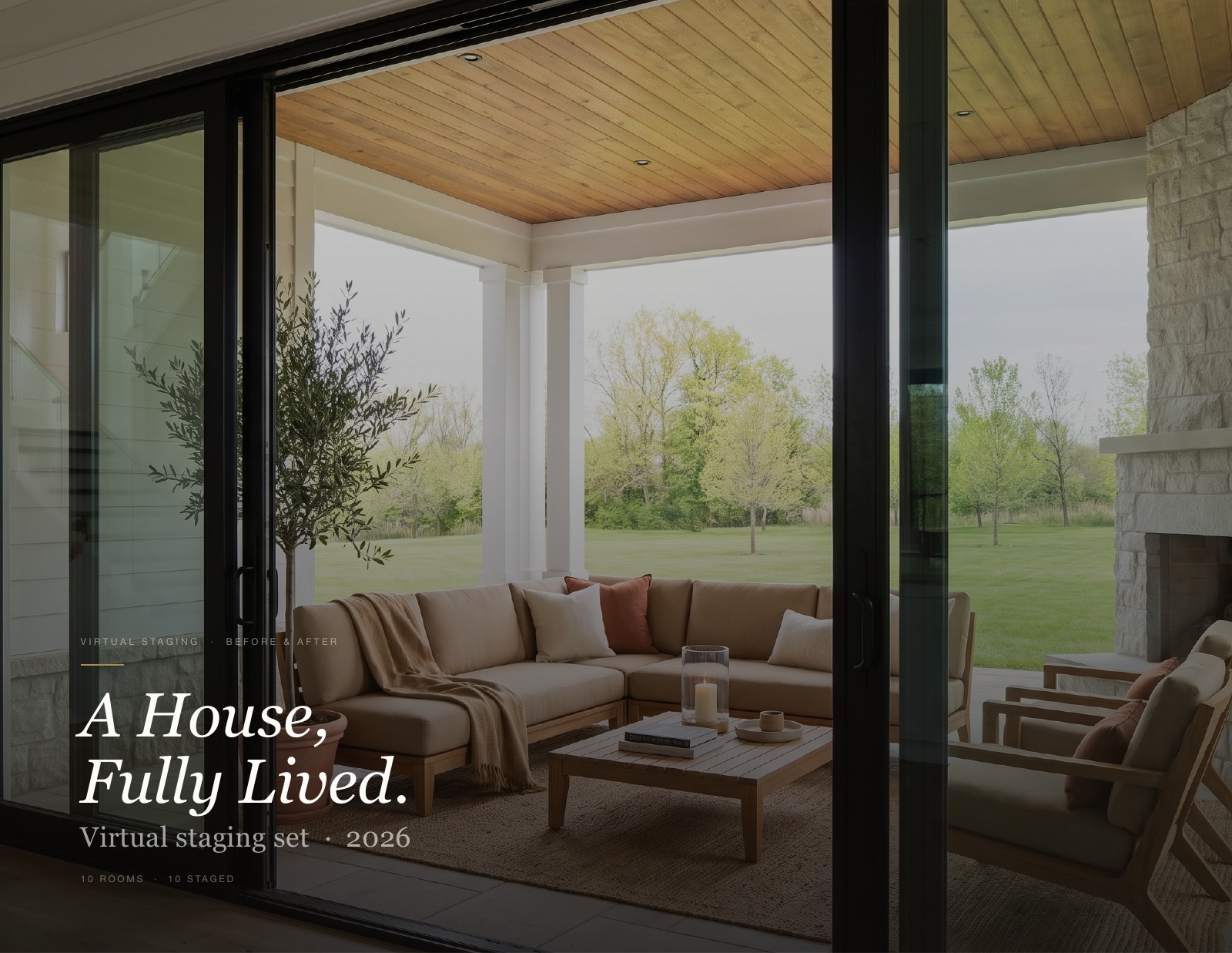 A $3.2M spec home: the work's own cover.