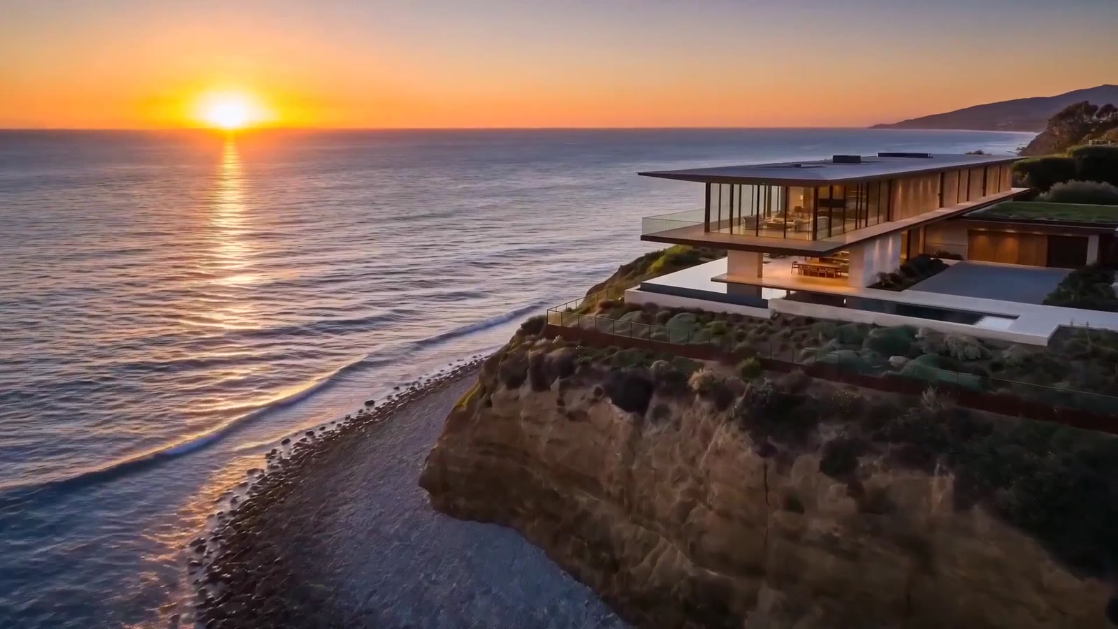 Malibu Cliff House: the work's own cover.