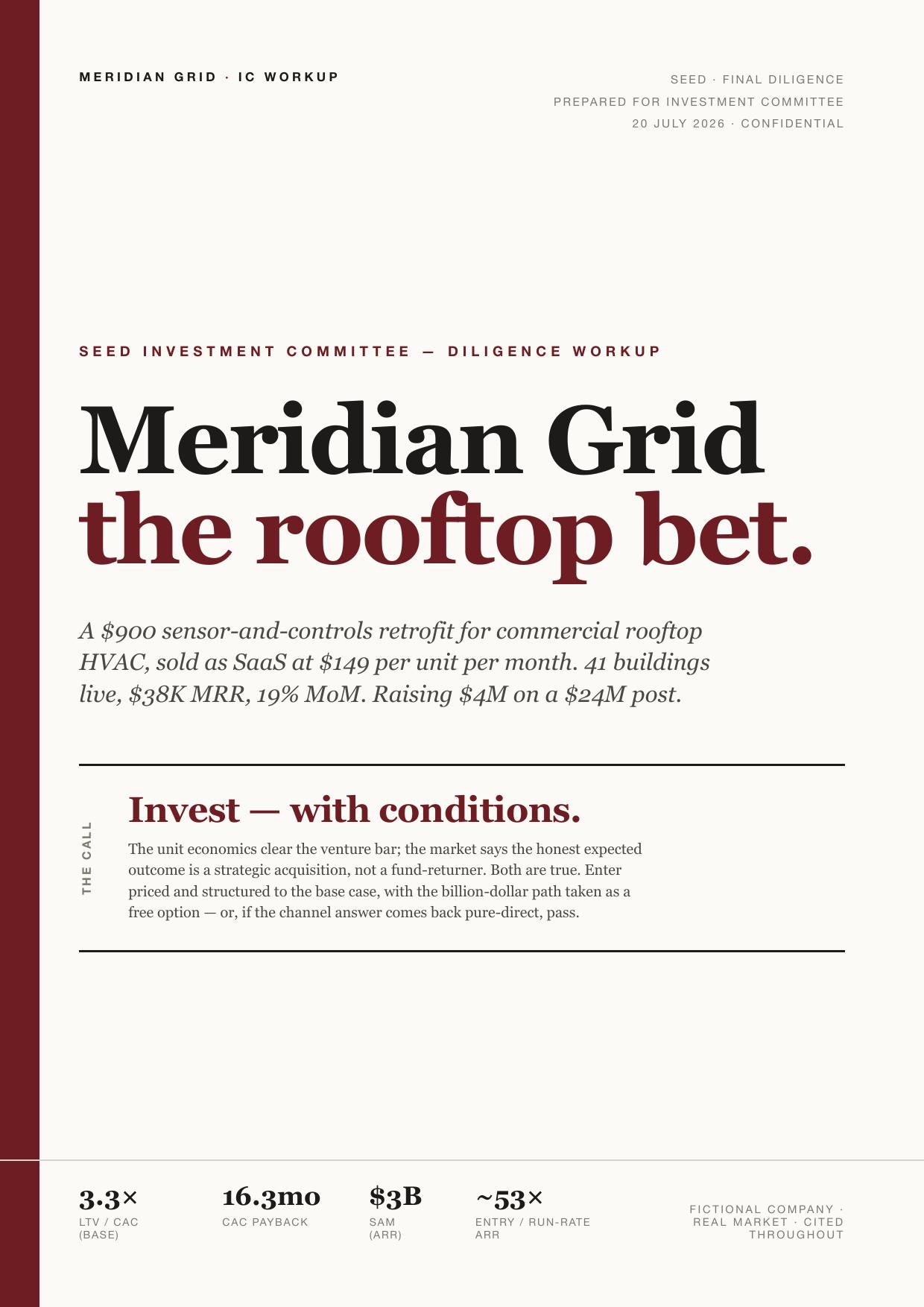Meridian Grid IC Memo