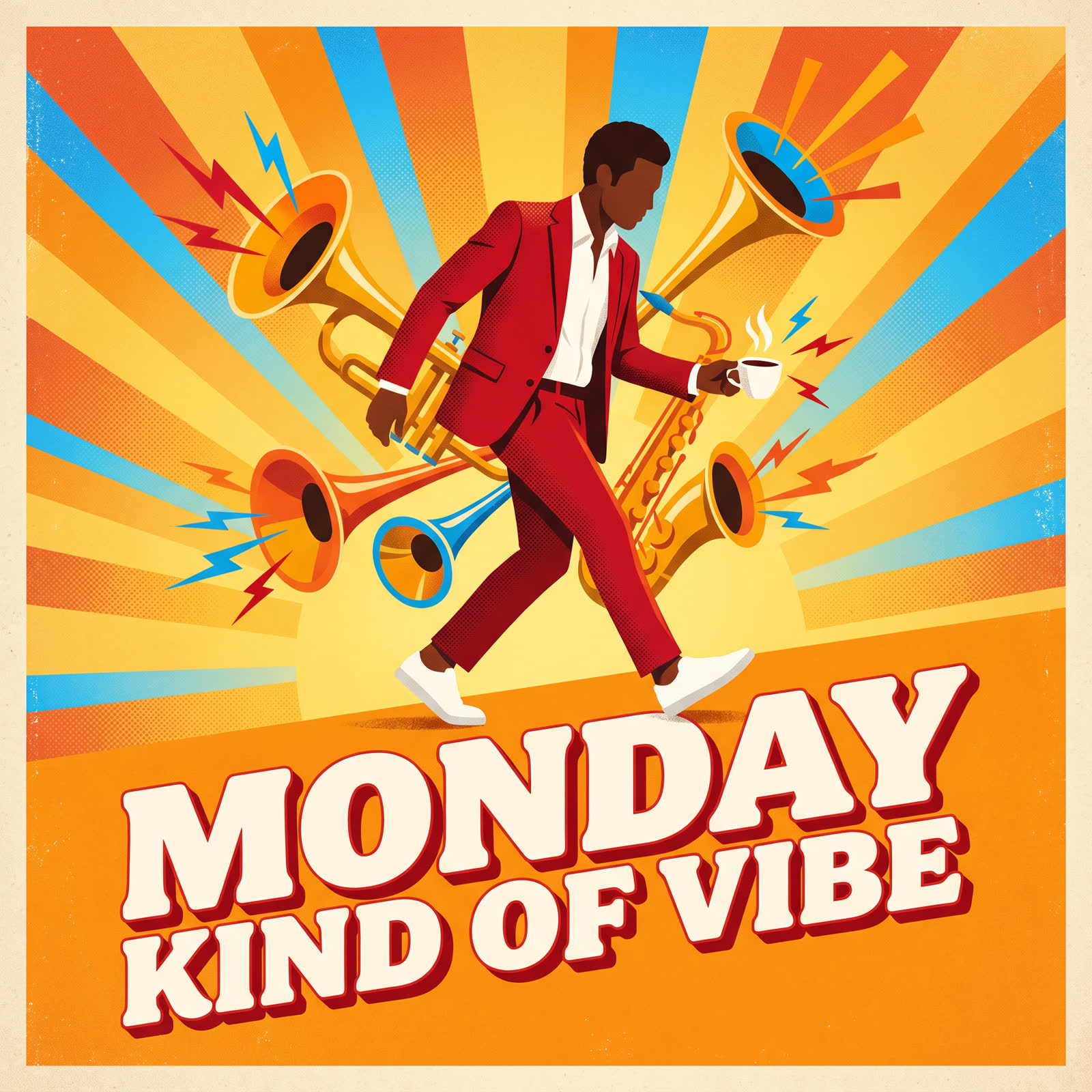 Monday Kind of Vibe: the work's own cover.