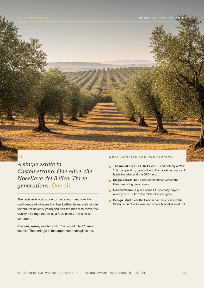 Oleificio Marsalisi: US Market Entry, 6 of 16