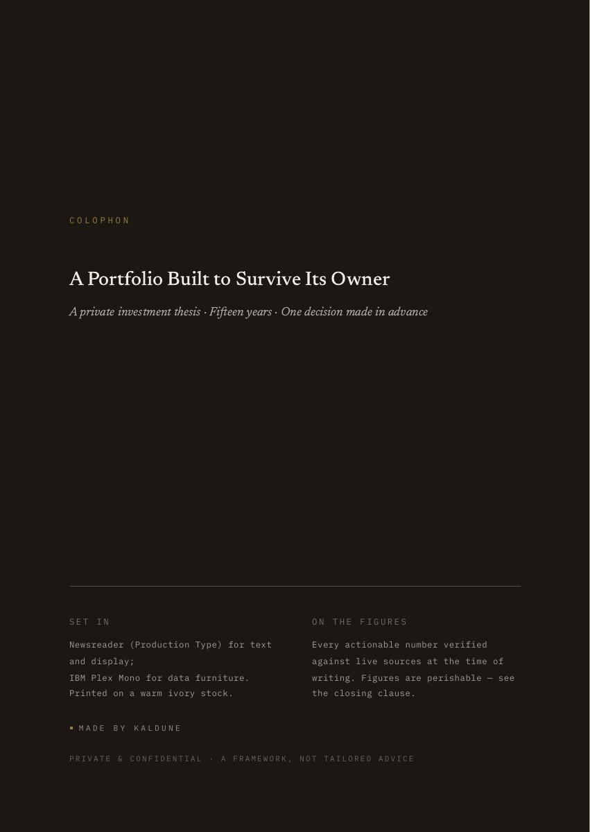 A Portfolio Built to Survive Its Owner, 44 of 44