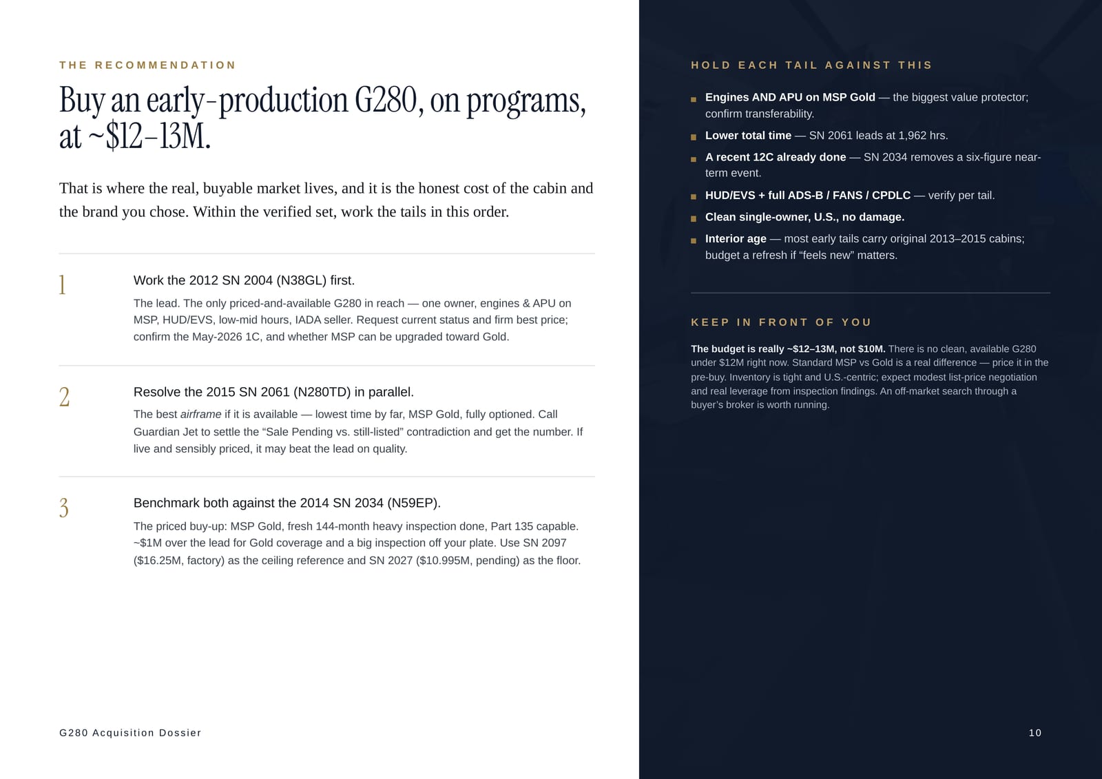 Private Jet Acquisition Search, 7 of 8
