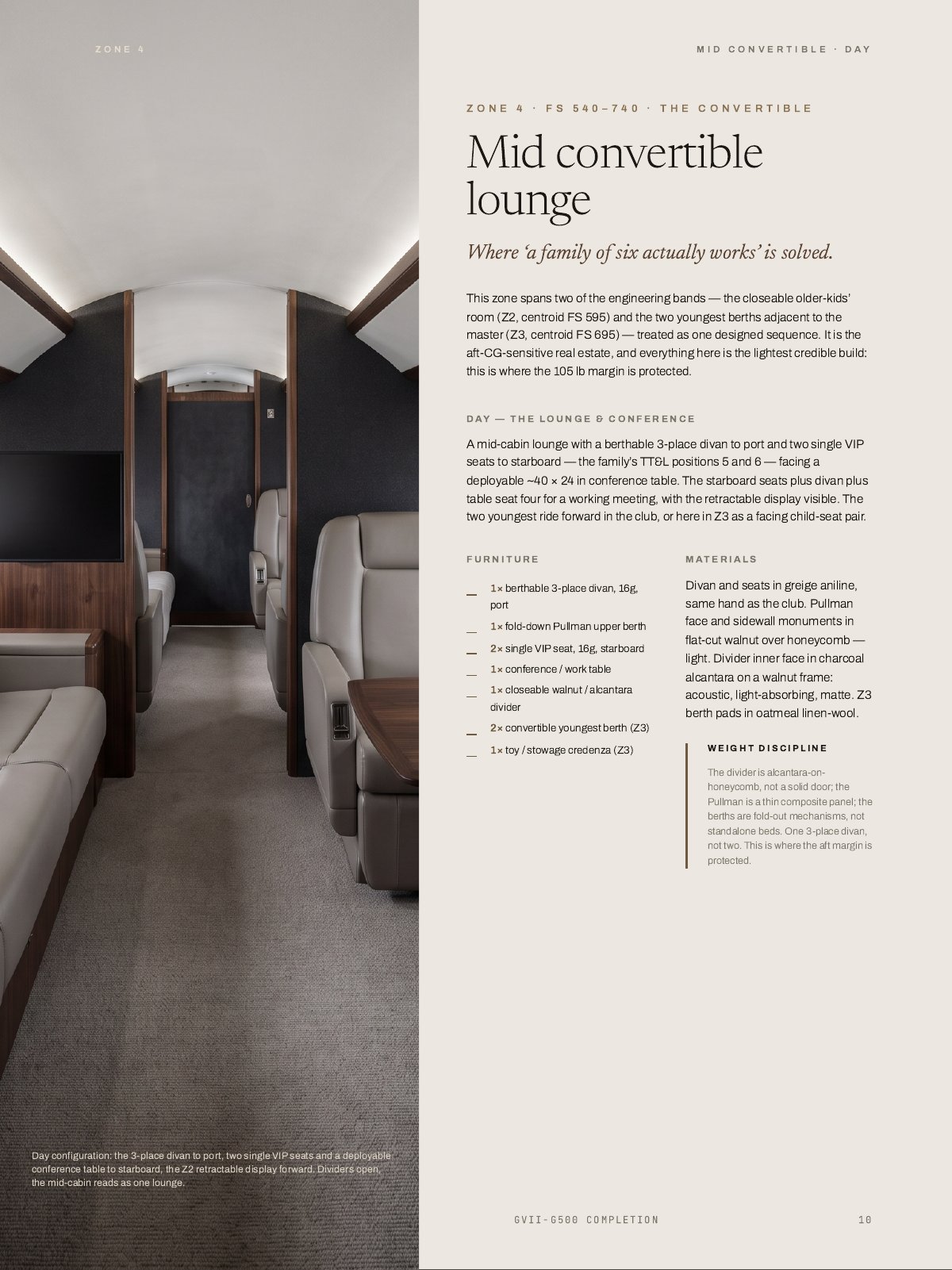 Private Jet Cabin, Nose to Tail, 10 of 28