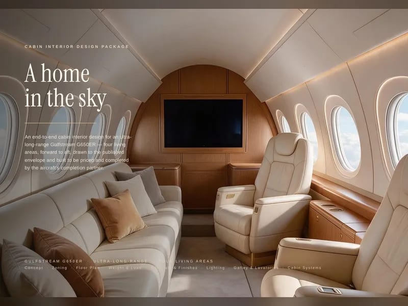 Private Jet Cabin