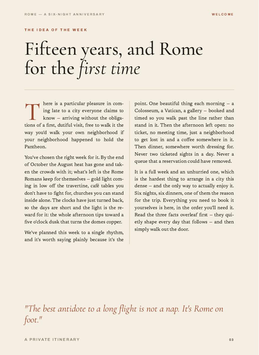 Rome Anniversary, 3 of 22