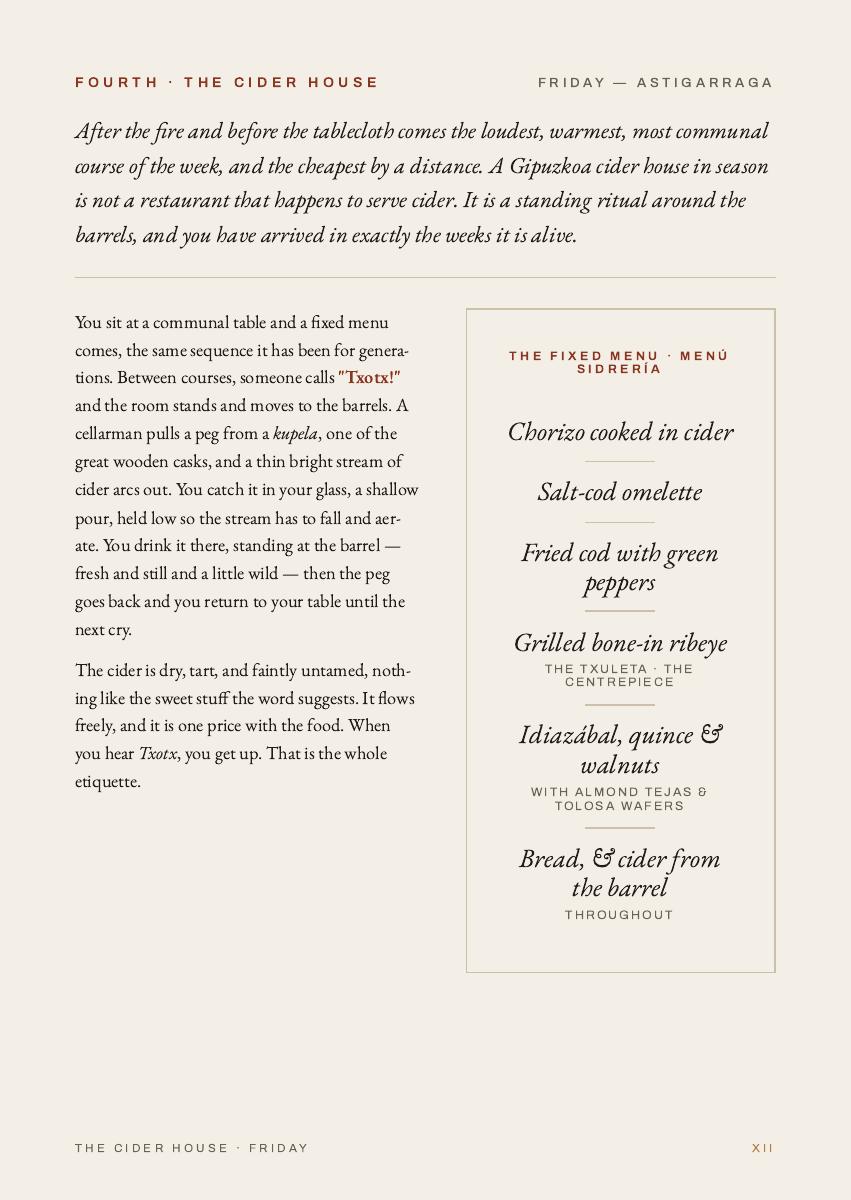 San Sebastián, A Five-Day Menu, 12 of 19