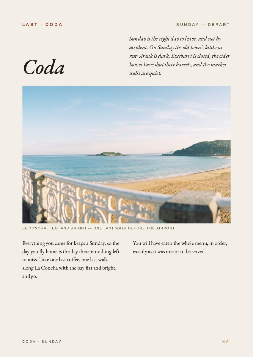 San Sebastián, A Five-Day Menu, 16 of 19