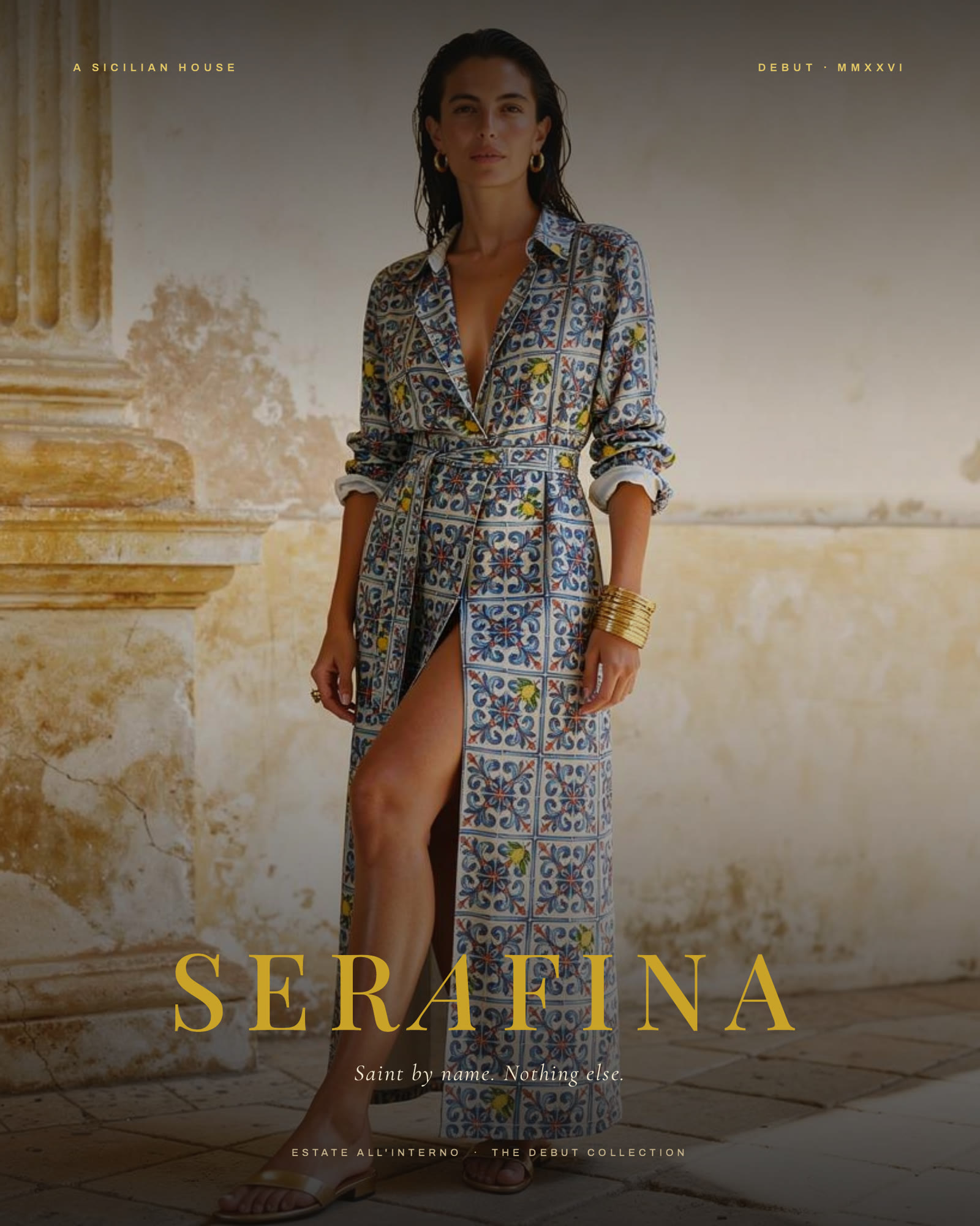 SERAFINA Fashion House: the work's own cover.