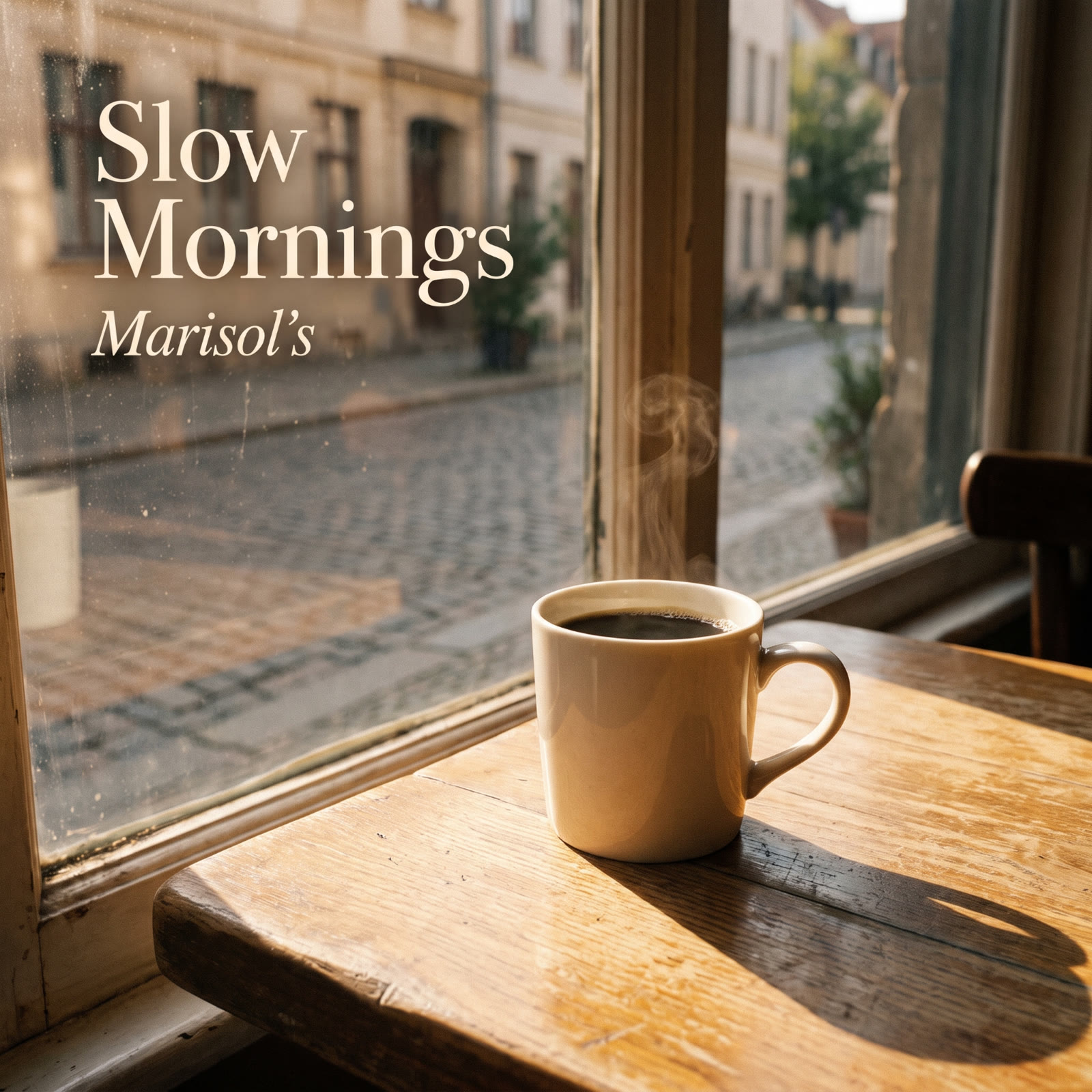 Slow Mornings: the work's own cover.