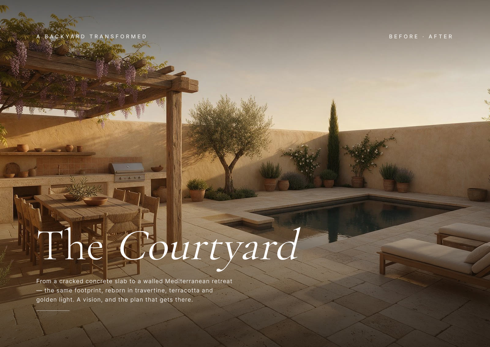 The Courtyard: the work's own cover.