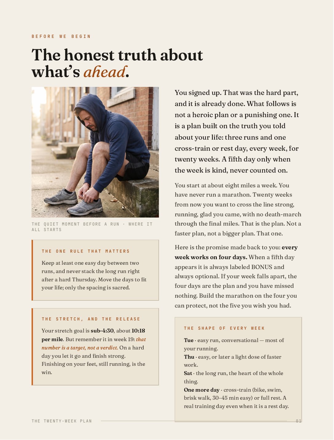 The Twenty-Week Plan, 2 of 30