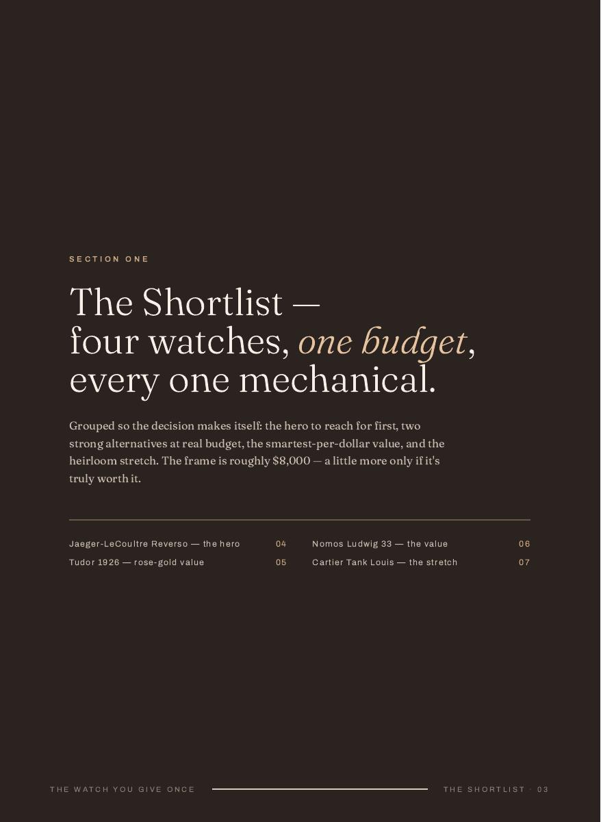 The Watch Guide, 3 of 13