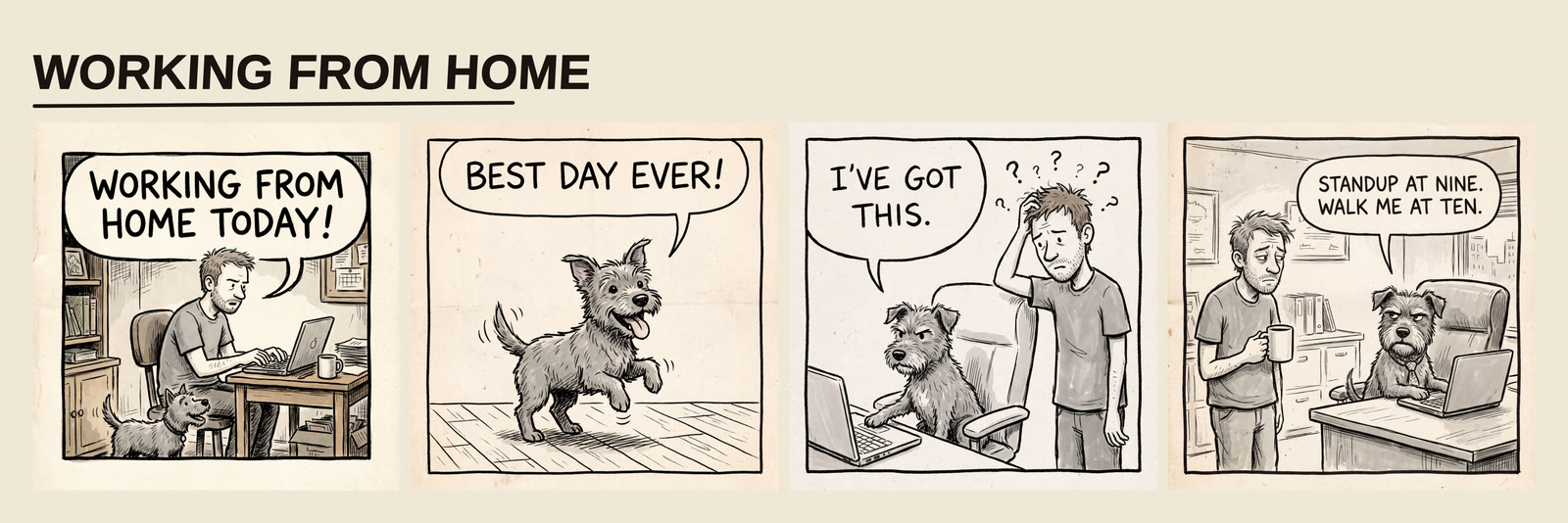 Working From Home: the work's own cover.