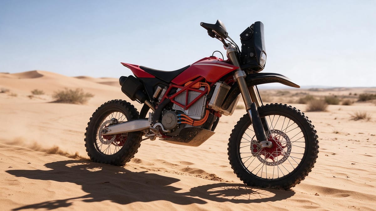 Hero render — desert