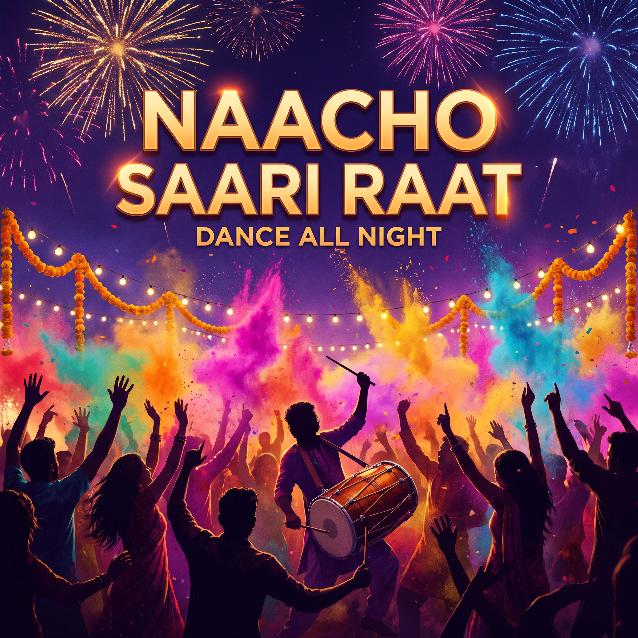 Naacho Saari Raat — Cover Art