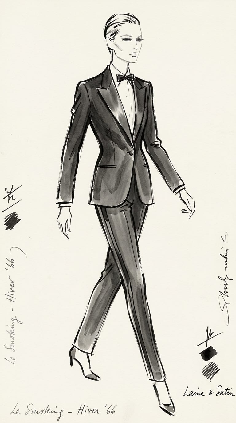Croquis — Le Smoking