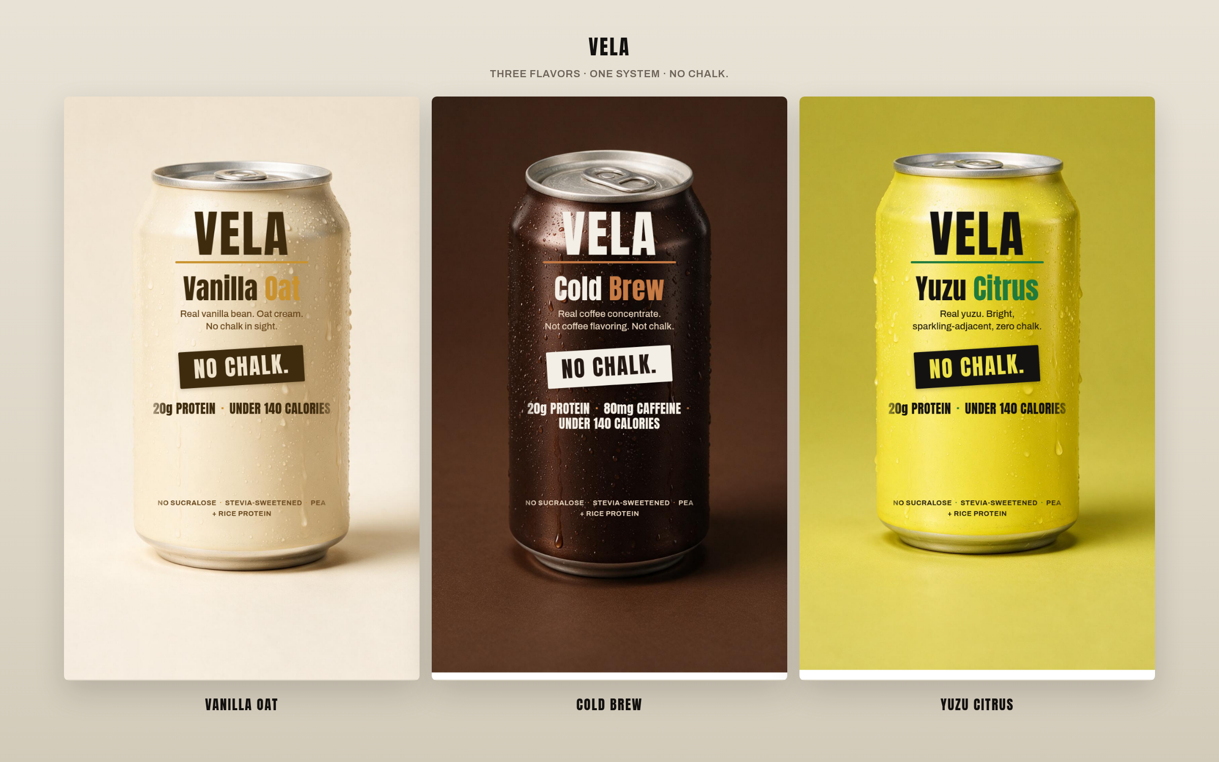 The Can System — Three Flavors, One Family